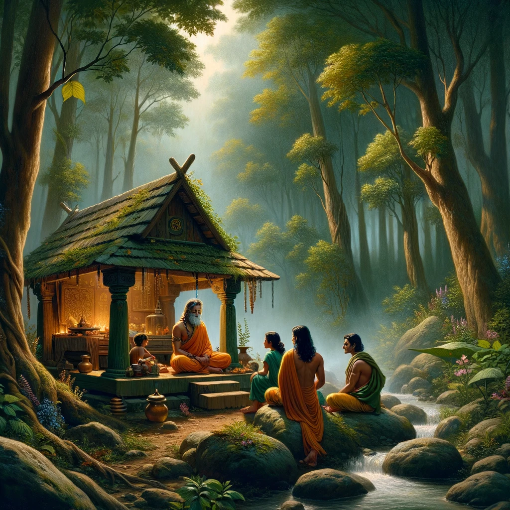 At the Hermitage of Bharadvaja